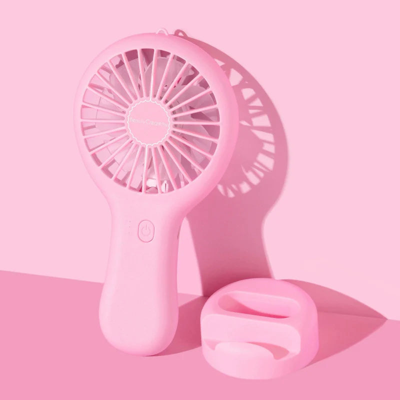 VENTILATEUR PORTATIF ROSE